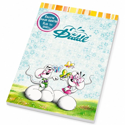 Bloc notes diddl parfumé - diddl,