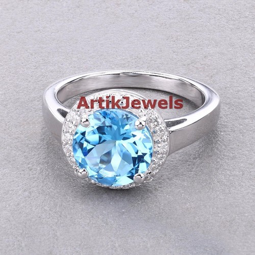 Naturel topaze bleu - naturel,