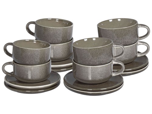 Set tasses et soucoupes - 8,