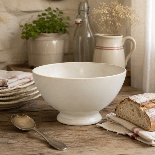 Ancien grand bol soupe - bol, à