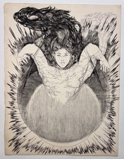 RAYMOND CARRANCE Femme GRAVURE