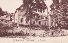 Carte postale ancienne postcard CINQ-MARS-LA-PILE la farinière éd trotin