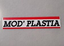 Vintage Autocollant Sticker MOD'PLASTIA 23 cm Siège Baquet