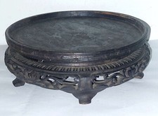 SUPPORT BASE BOIS POUR LAMPE