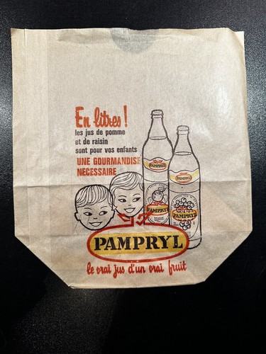 Rare ancien sac papier