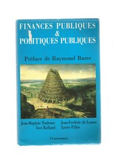 FINANCES PUBLIQUES & POLITIQUES PUBLIQUES