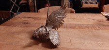 Sculpture animalière de Coq combattant