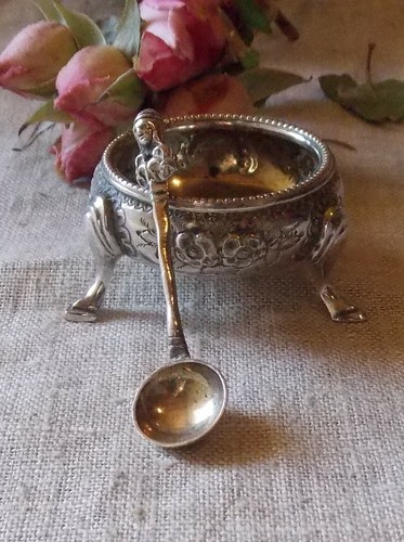 Ancien saleron argent anglais - ancien,