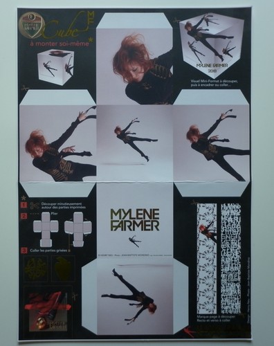 Mylene farmer planche cube - mylene,