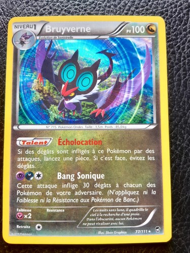 Carte pokémon bruyverne - carte,