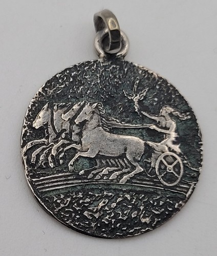 Pendentif médaille argent - médaille,