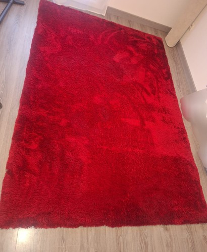 Tapis salon shaggy - de, rouge