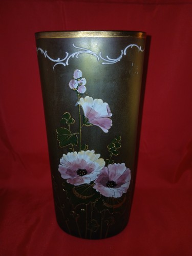 Superbe ancien vase emaille - superbe,
