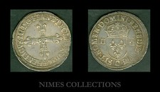 MONNAIE ROYALE HENRI III  1/4  ECU  1574 / 1589   N° 31