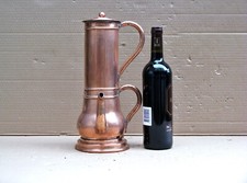 Ancienne cafetière toute en cuivre rouge du 19 émes