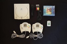 Console Sega DREAMCAST  PAL pile neuve - 2 manettes officielles - VMU - Shenmue