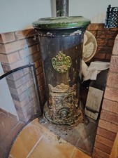 poêle à bois ett charbon GODIN  en état de fonctionnement