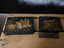 2 Anciennes Boite Laque De