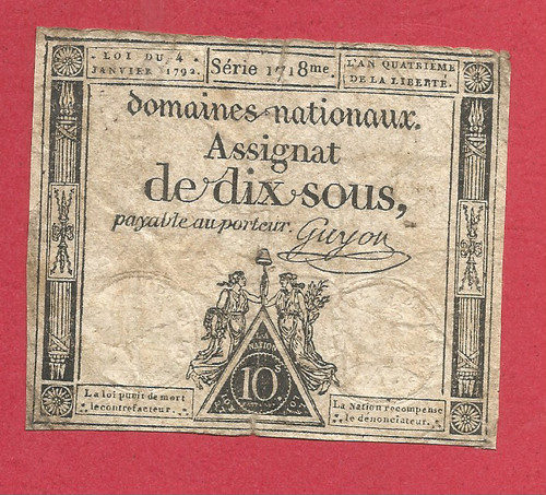Assignat sous 4 - , janvier