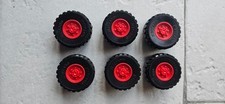 Meccano lot de 6 roues camion