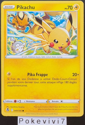 Carte pokemon pikachu - pokemon,