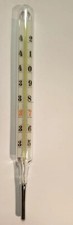 1 thermomètre médical ancien neuf sorti stock fabricant (made in France)