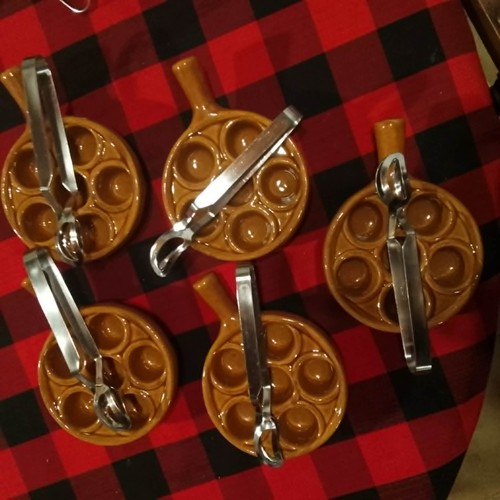 Caquelons escargots 6 trous - 5,