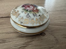 pilulier ancien Porcelaine limoges . Signé Robert Haviland