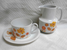 GRANDE TASSE A DEJEUNER  + POT A LAIT EN PORCELAINE DU BERRY CNP  VINTAGE 160/70