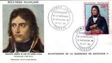 PA31 -POLYNESIE ENVELOPPE  1er JOUR     BICENTENAIRE  NAISSANCE  NAPOLEON  1er