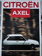 Brochure Citroën Axel de 1986
