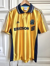 Maillot vintage Olympique Marseille OM 1999 99 anniv. 100 ans Adidas taille M