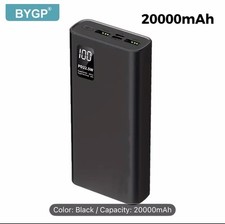 20000mAh Power Bank 22.5W PD – Fast Charging QC3.0, Dual USB + Type-C