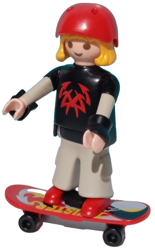 Playmobil figurine patineur - playmobil,