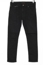 Jean NUDIE JEANS LEAN DEAN Dry Ever noir homme taille W33 L32 / entrejambe ~30"