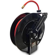 ENROULEUR AUTOMATIQUE PRO AIR EAU 20M, TUYAU HYBRIDE RETRACTABLE 3/8