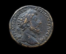Marc Aurele , Sesterce, SALVTI