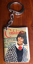 PORTE CLÉ  magazine mon journal Confidences Henry Fonda Vintage key ring