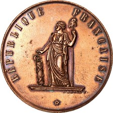 France, Médaille, Deuxième République, Révolution, Journées de février