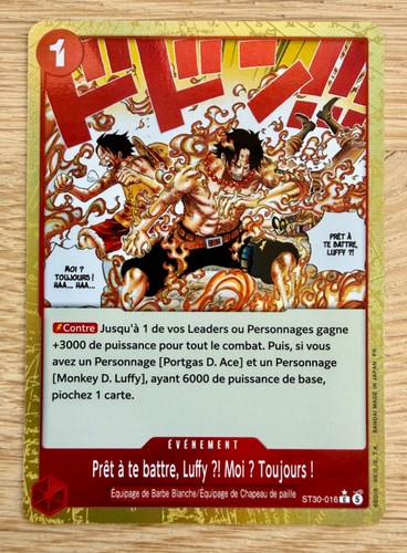 Carte one piece évènement - piece,