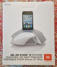 JBL On Stage IV-Enceinte portable-Station d'accueil pour iPhone/iPod-État neuf