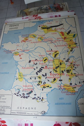Ancienne affiche scolaire - affiche,