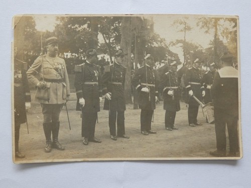Cpa carte photo officiers - cpa,