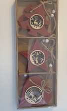 Lot de 6 décorations à