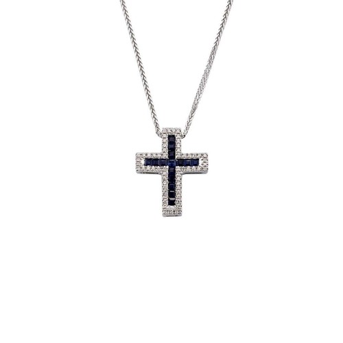 Collier pendentif croix - croix, or