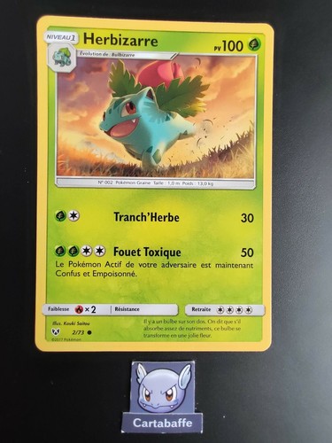 Carte pokémon herbizarre 73 - carte,