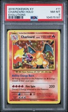 2016 Carte Pokemon Charizard / Dracaufeu Holo XY Evolutions PSA 8