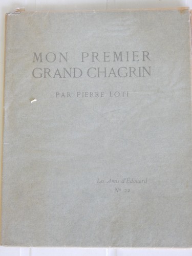 Mon premier grand - , chagrin
