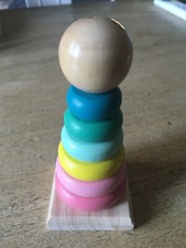 Pyramide d'éveil en bois- 8