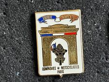 a PINS PIN ENAMEL GENDARMERIE POLICE ESCORTE PRESIDENTIELLE BMW ARC DE TRIOMPHE